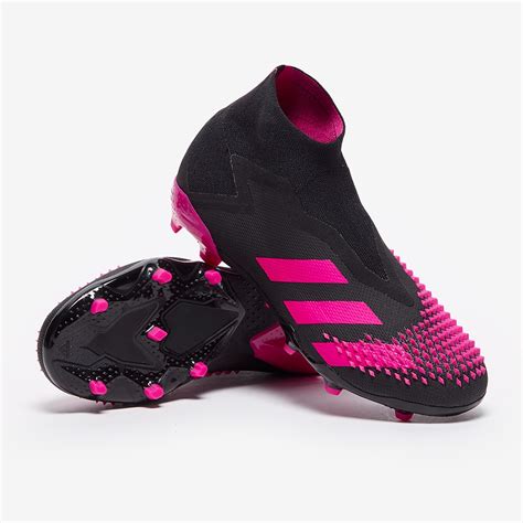 adidas black with pink stripes|pink and black adidas cleats.